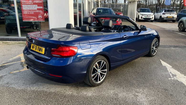 BMW 2 Series 218i Sport 2dr [Nav] Petrol Convertible